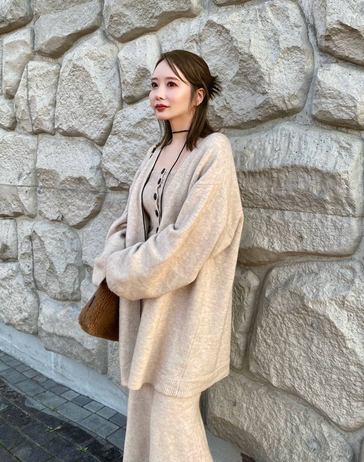 コリアグランドセール skirt tops cardigan knit 3set LAULEN | DRESS | ニット+セーター