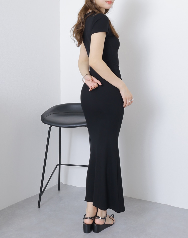 lib mermaid maxi dress | DRESS | LAULEN