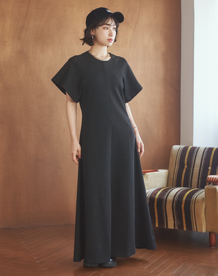 ローレン american sleeve flare dress　ワンピース CFCL】 POTTERY SHORT BELL SLEEVE FLARE DRESS – ONENESS