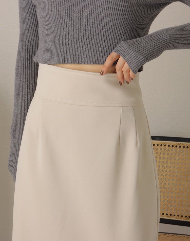 tuck long tight skirt | BOTTOMS | LAULEN（ローレン）