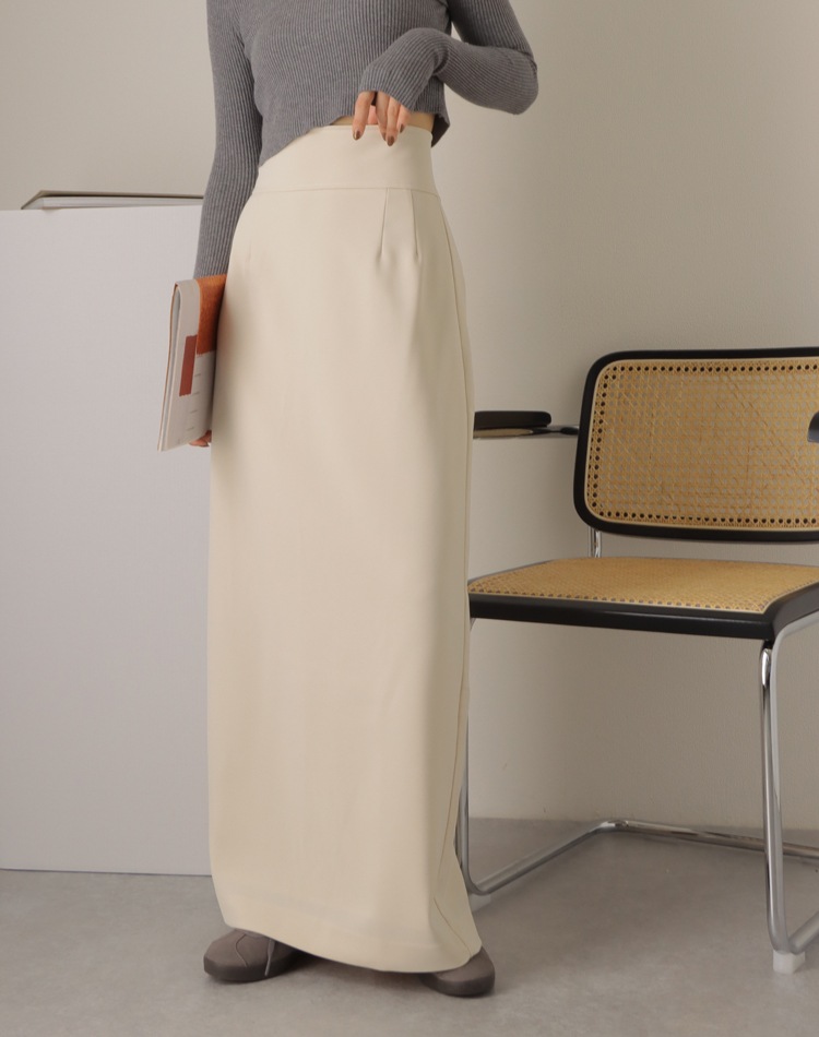 tuck long tight skirt | BOTTOMS | LAULEN（ローレン）