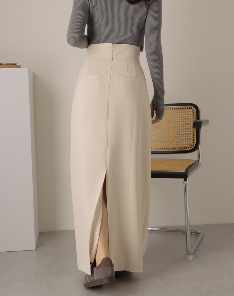 tuck long tight skirt | BOTTOMS | LAULEN（ローレン）