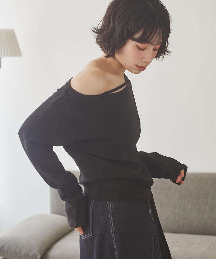 2way side tie tops | TOPS | LAULEN