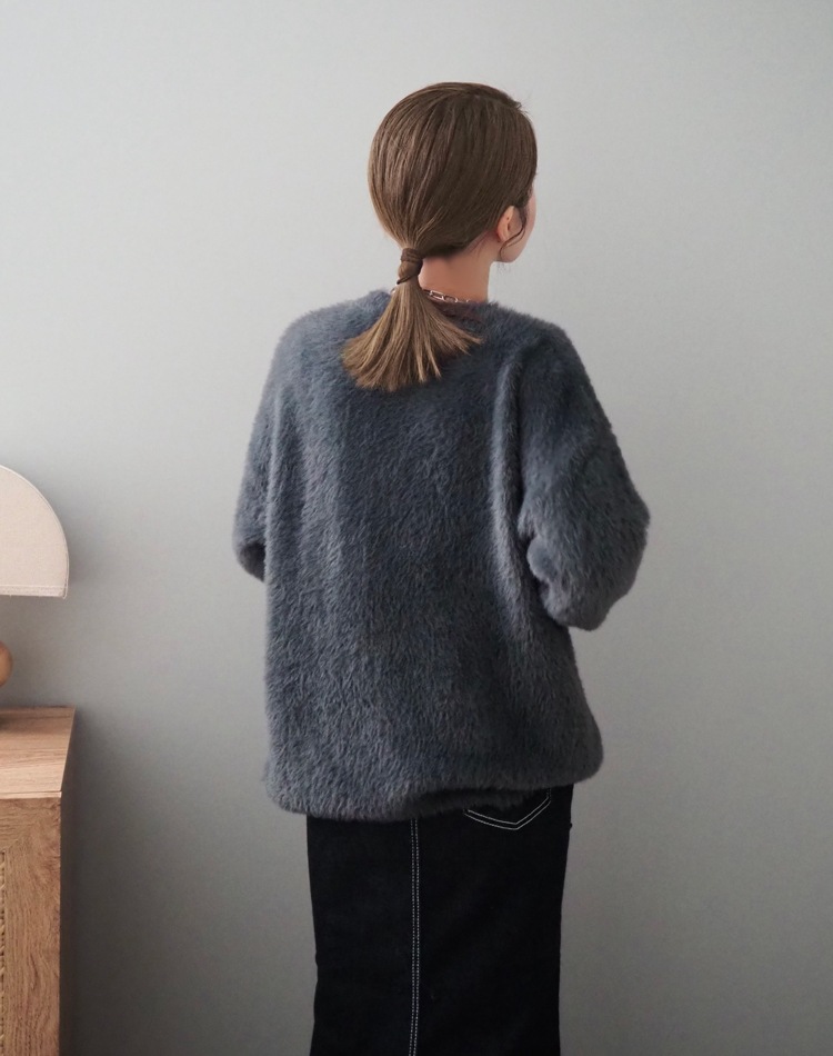 crew neck shaggy knit | すべての商品 | LAULEN