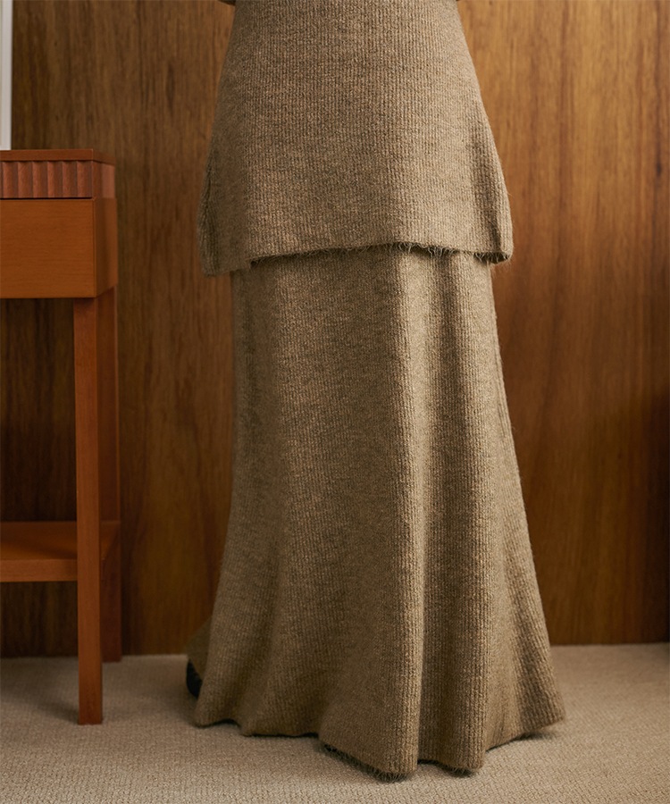 button slit knit set up | DRESS | LAULEN