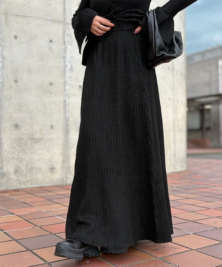 front slit collared button knit set up | DRESS | LAULEN（ローレン）