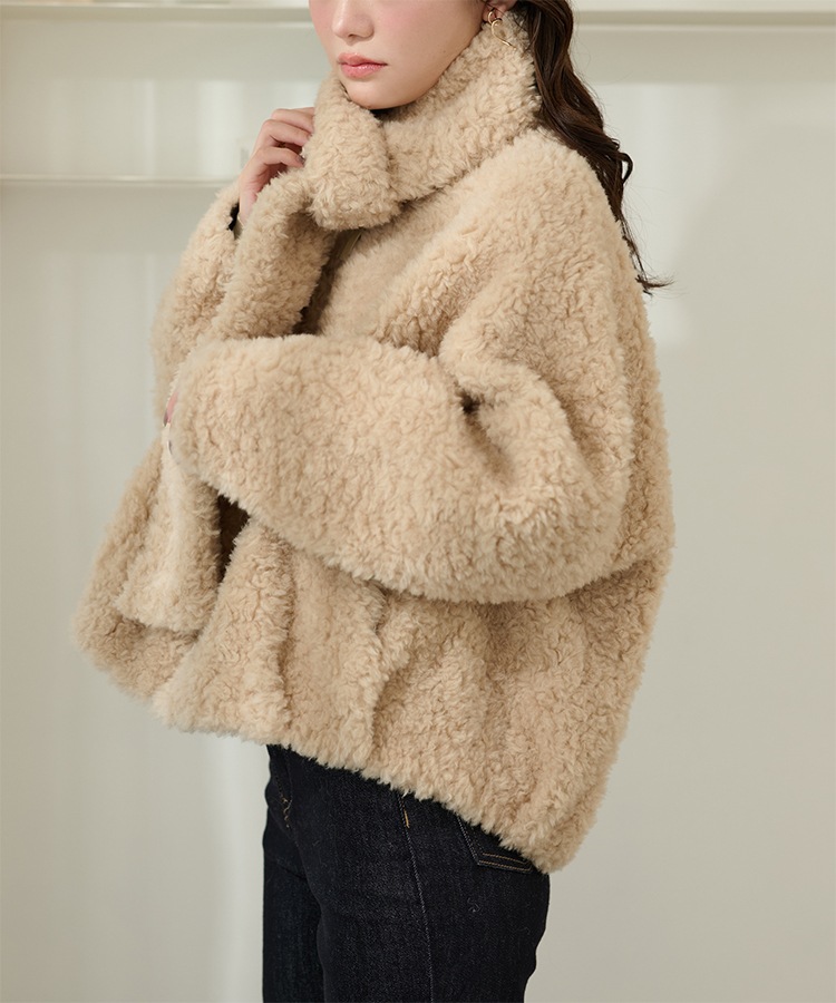 boa muffler zip up blouson | OUTER | LAULEN（ローレン）