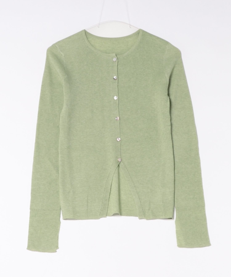 sheer rib knit cardigan | TOPS | LAULEN（ローレン）