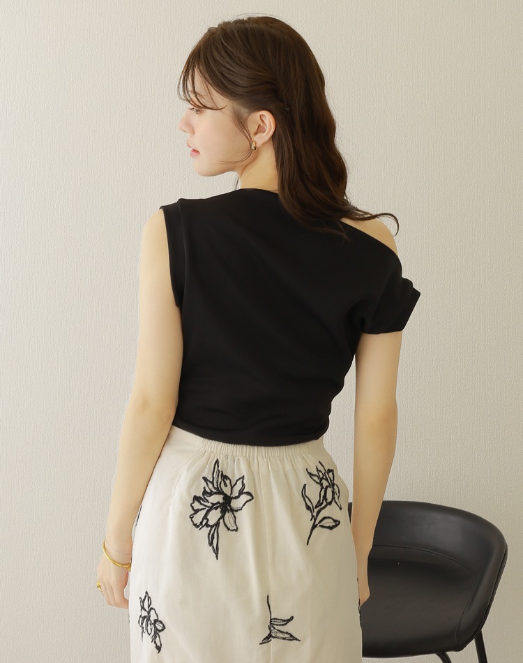 drape no sleeve tops | TOPS | LAULEN（ローレン）