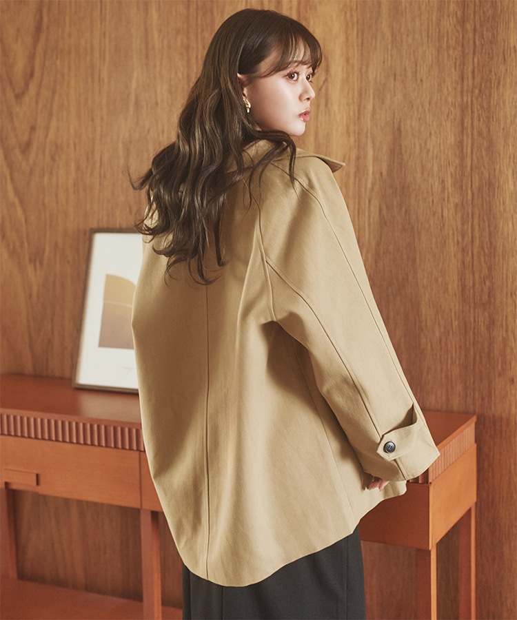 stand collar medium coat | OUTER | LAULEN（ローレン）