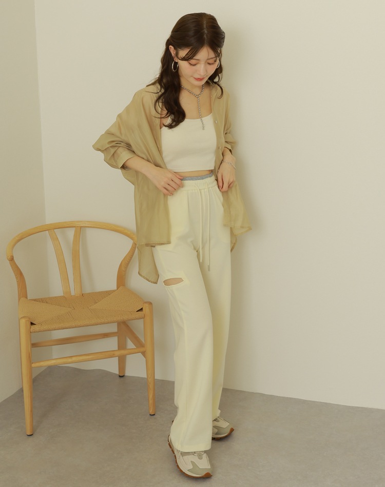 新品激安!!CALEE SIDE LINE ワイドパンツ L 新品激安!!CALEE SIDE LINE