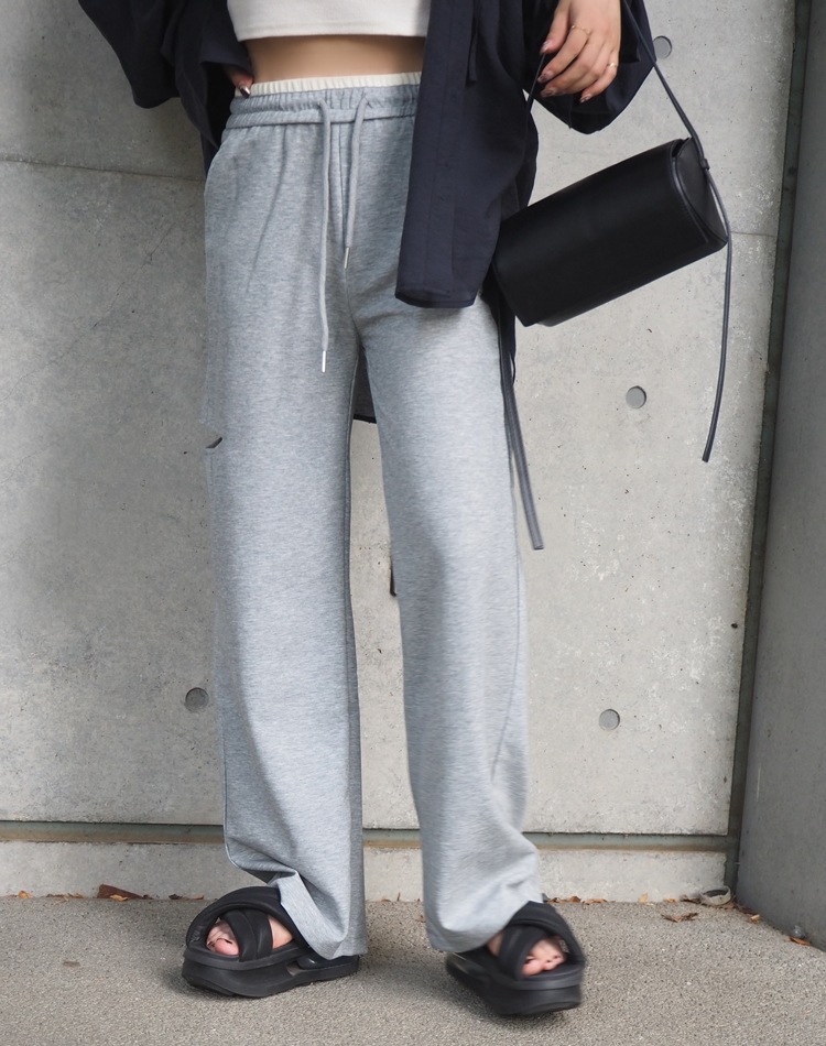 side cutout wide pants | BOTTOMS | LAULEN（ローレン）