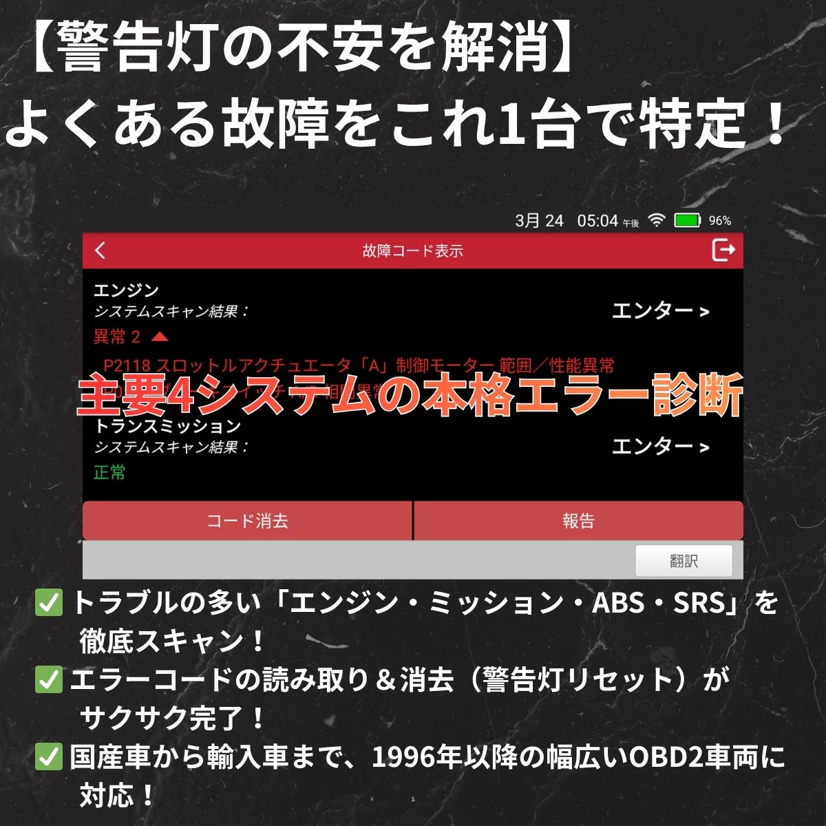 CRP239 当社展示品(簡易型スキャンツール)