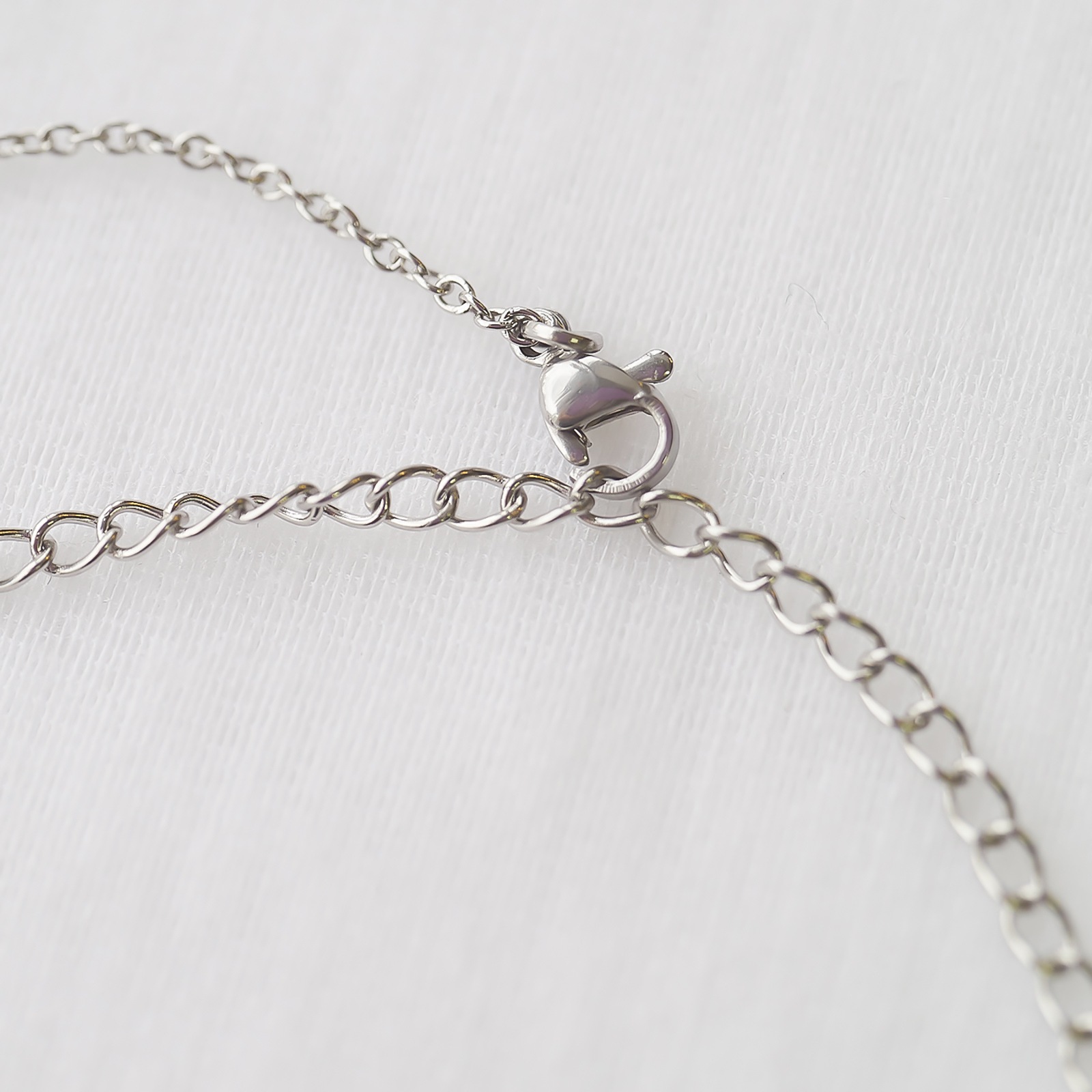 シーリングワックスのペアアンクレット サイズフリー ステンレス イニシャル彫刻 klb051  アレルギー対応