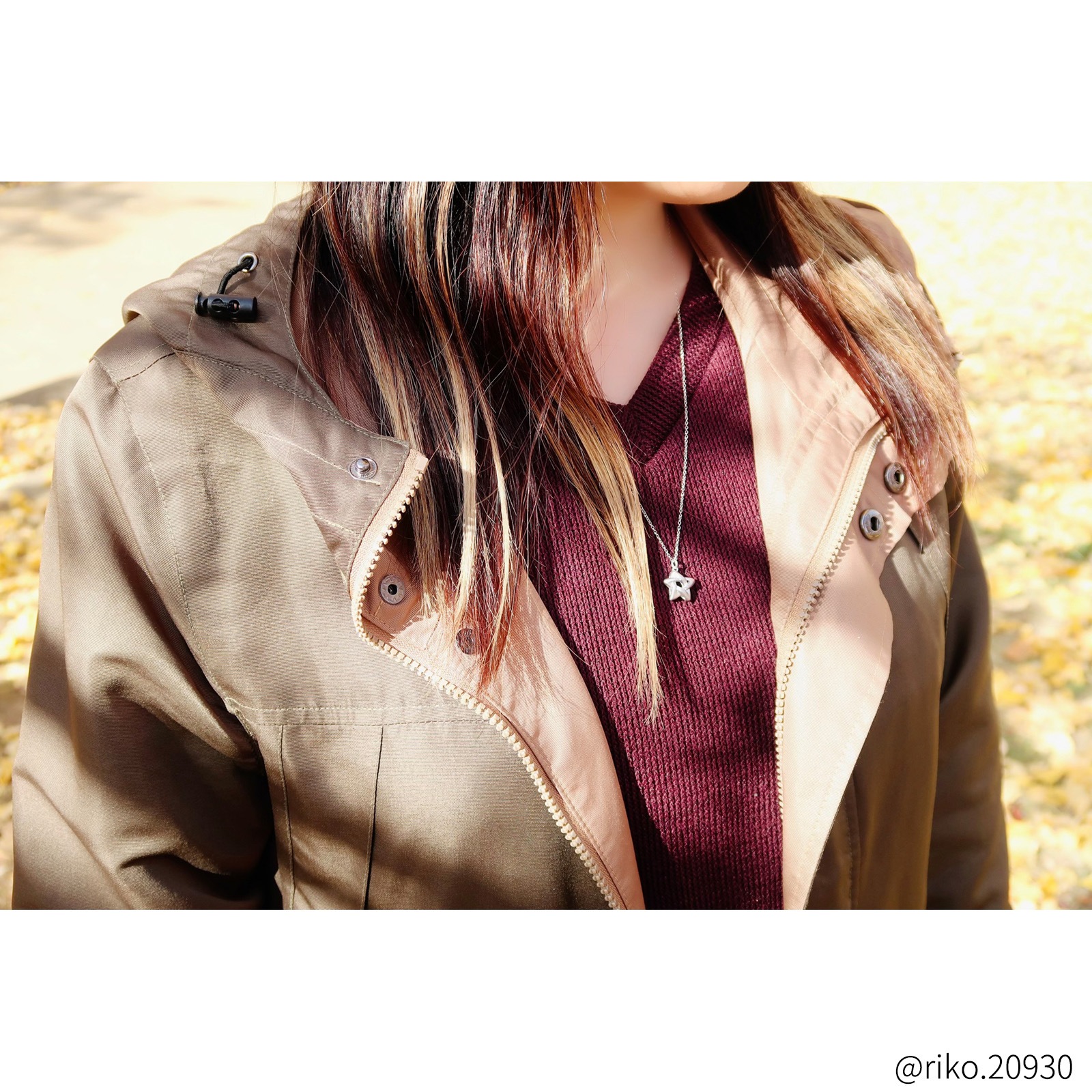 コロンとしたペンタグラム（五芒星）のペアネックレス サージカルステンレス opp00103 つけっぱなしok アレルギー対応