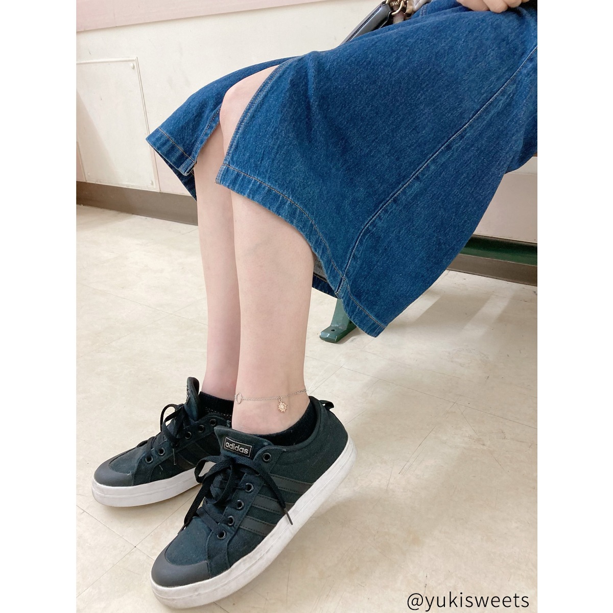 マヤの太陽神 ペアアンクレット サイズフリー ステンレス イニシャル彫刻 つけっぱなしok アレルギー対応 klb084