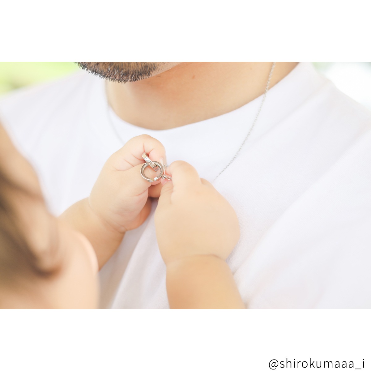 インフィニティ・リングのペアネックレス イニシャル・記念日彫刻 opp00089 つけっぱなしok アレルギー対応