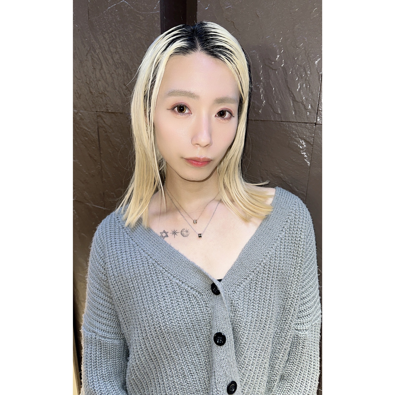 小さめサイズにこだわった サークル・ライト ペアネックレス opp00051 つけっぱなしok アレルギー対応