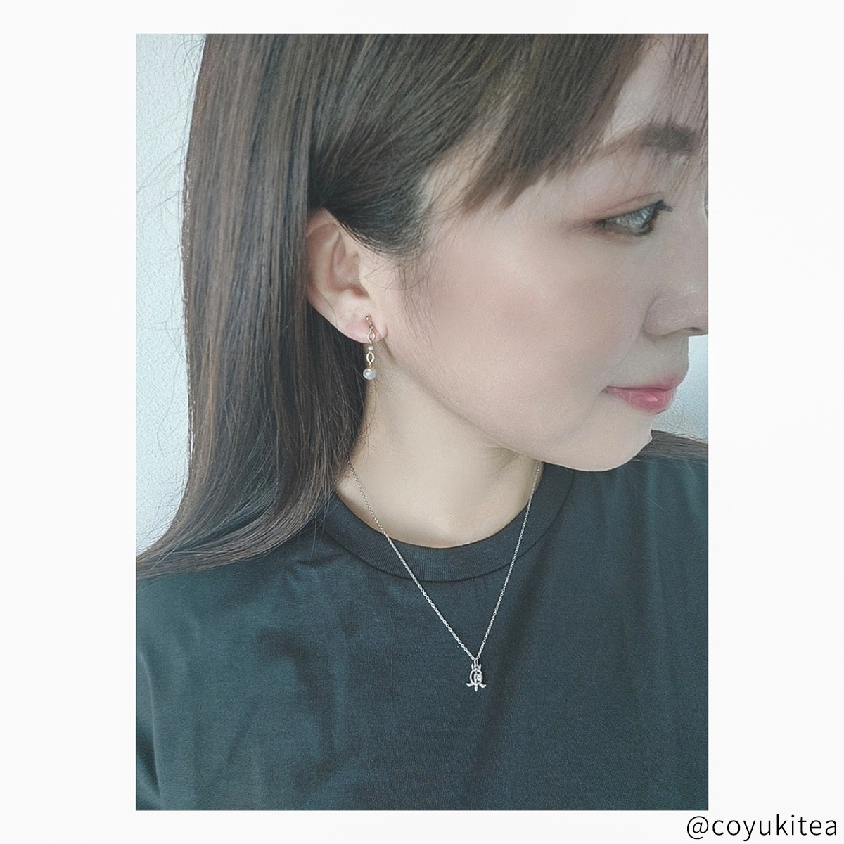 ハワイのかわいい亀 小さめホヌのペアネックレス アレルギーフリー opp00093 つけっぱなしok アレルギー対応