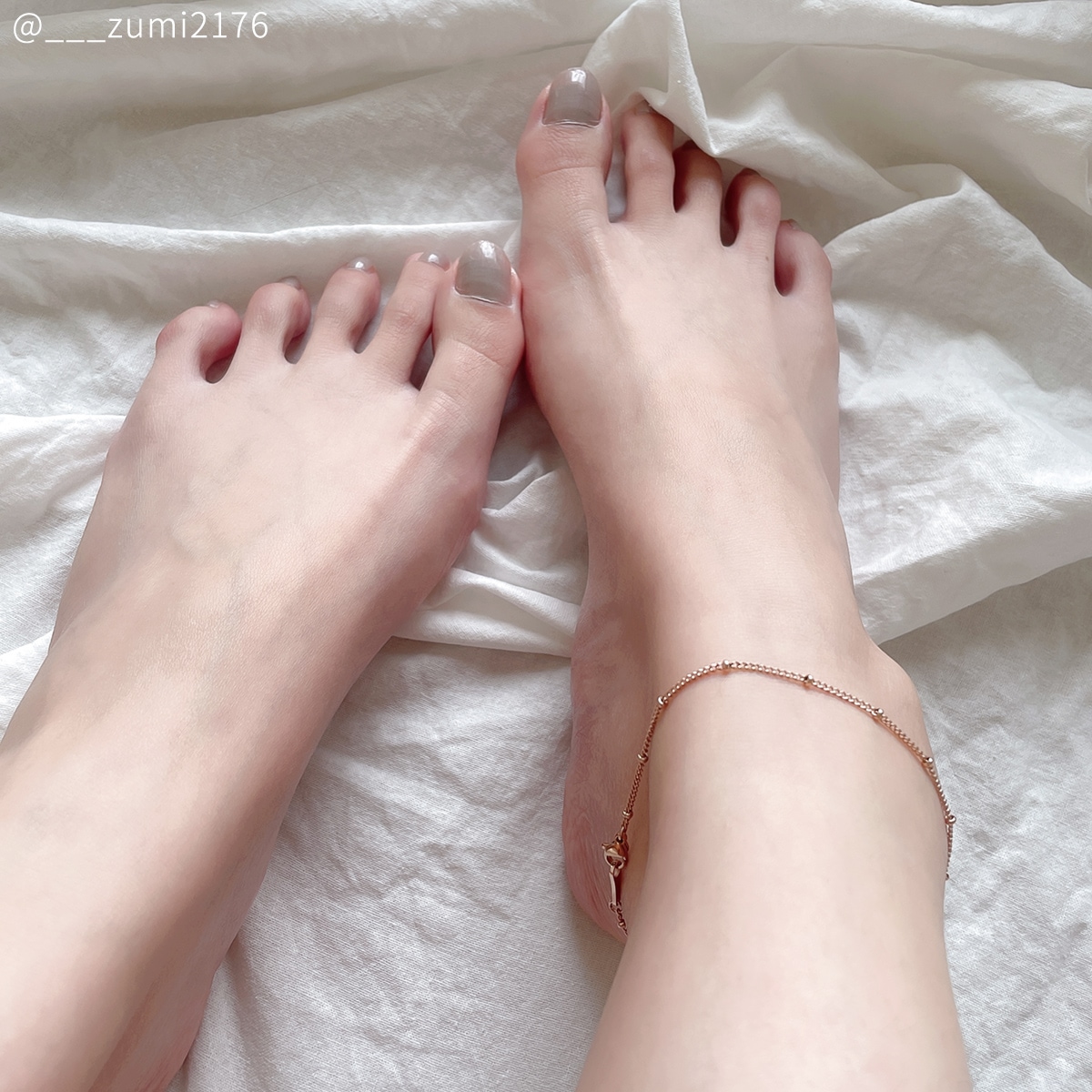 タイニービーズのデザインチェーン　ペアアンクレット　サージカルステンレス（316L） つけっぱなしok klb061 アレルギー対応