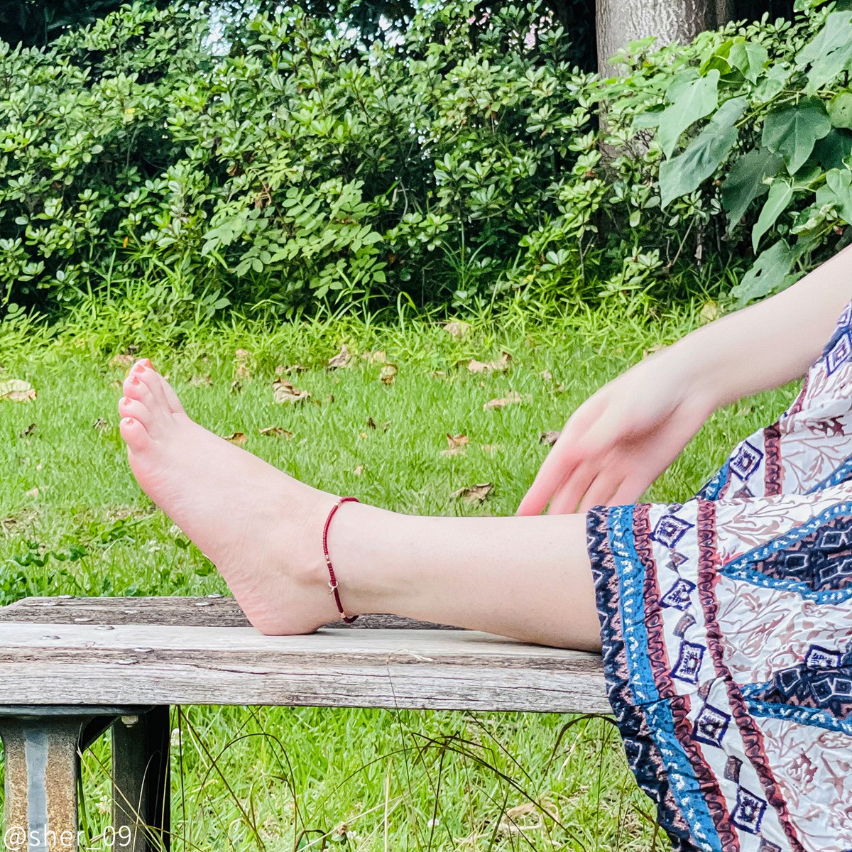 ワックスコードのペアアンクレット つけっぱなしok klb063 アレルギー対応