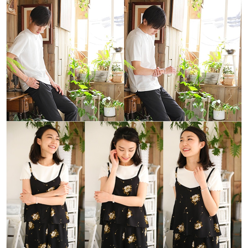 マンテル ペア ブレスレット/アンクレット イニシャル・記念日彫り チェーン シルバー925製  ペアジュエリー obp00030