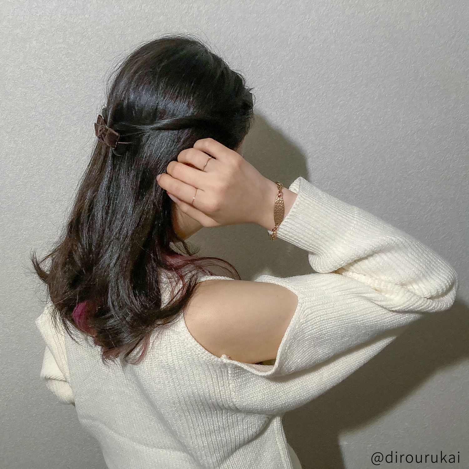 ビッグ・オーバル テクスチャープレートのペアブレスレット イニシャル・記念日彫刻　klb068 つけっぱなしok アレルギー対応