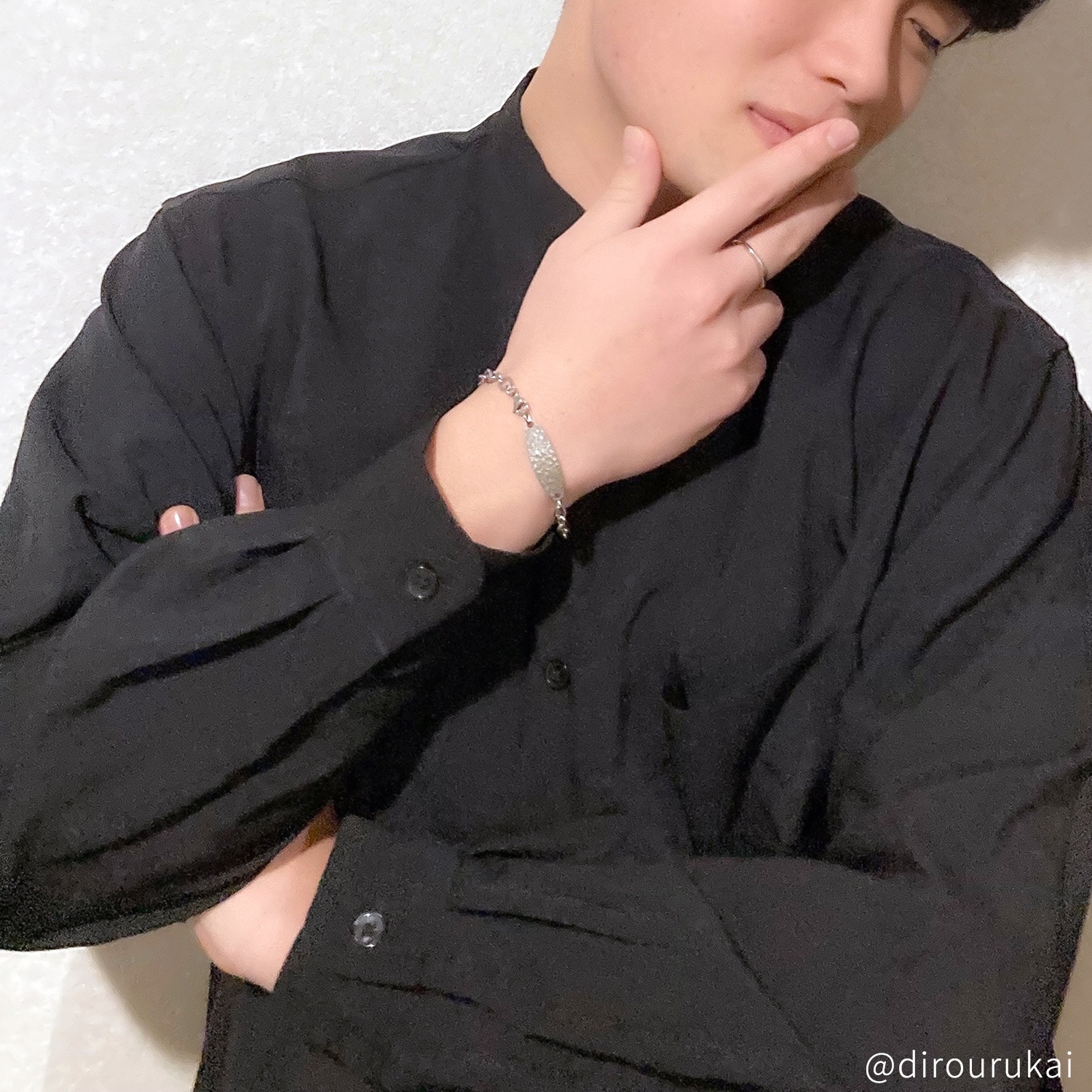 ビッグ・オーバル テクスチャープレートのペアブレスレット イニシャル・記念日彫刻　klb068 つけっぱなしok アレルギー対応