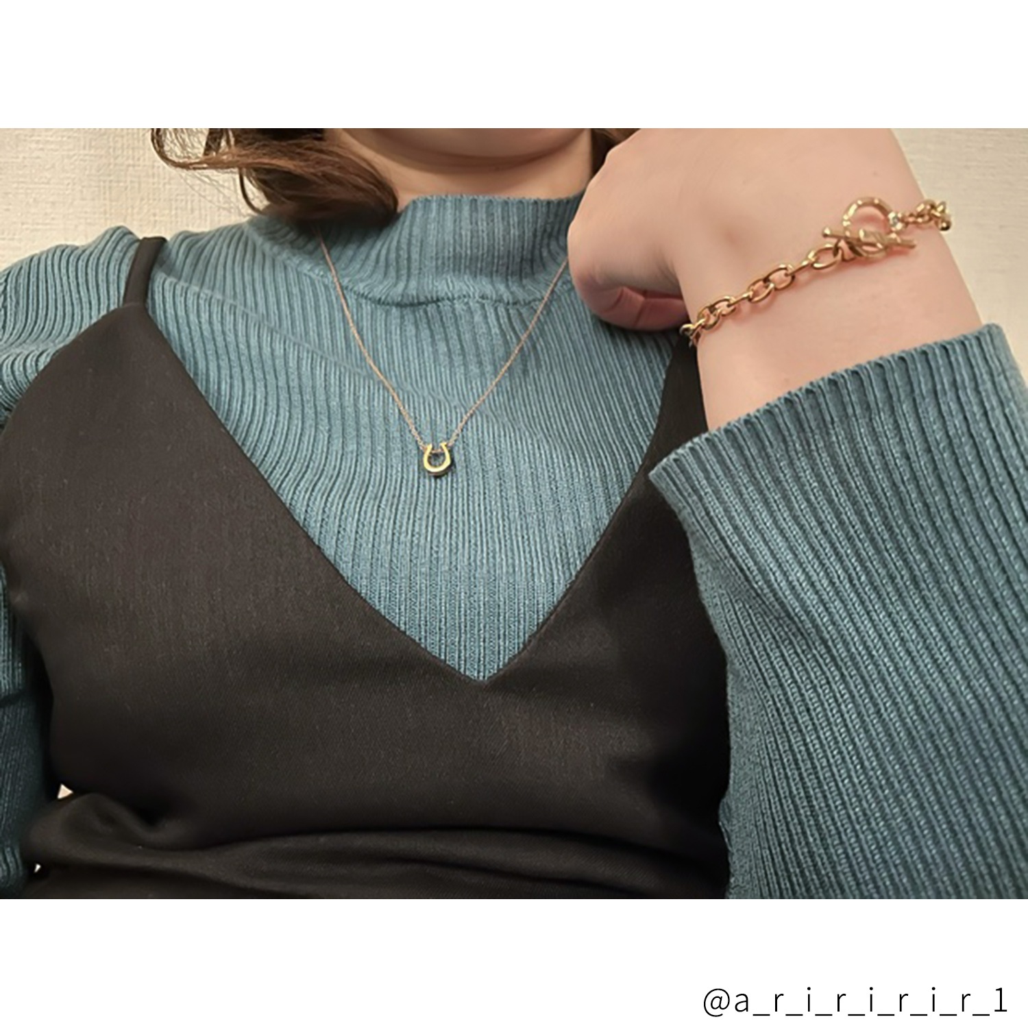 太めチェーンのマンテル・ペアブレスレット サージカルステンレス イニシャル・記念日彫刻　klb069 つけっぱなしok アレルギー対応