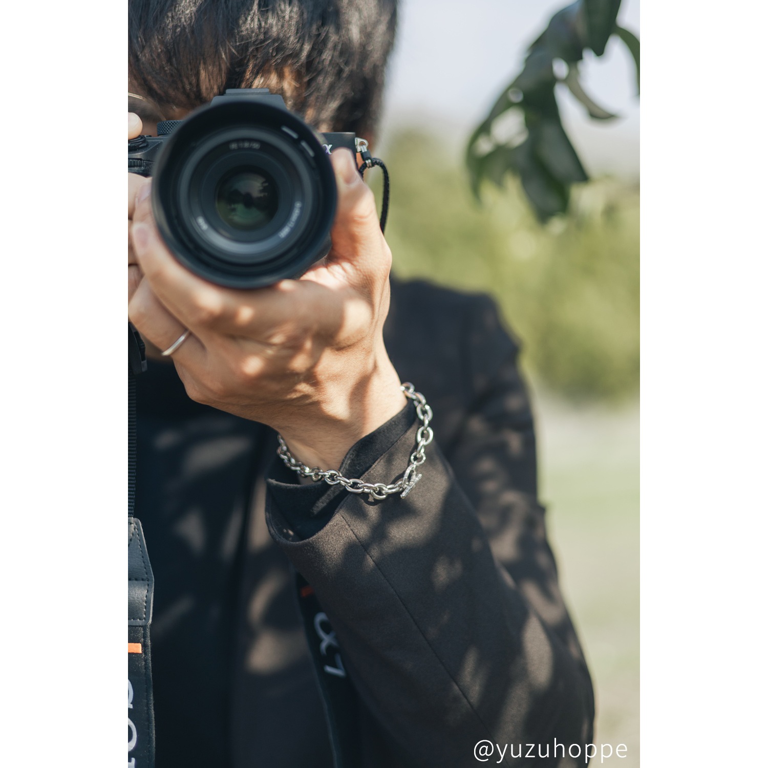 太めチェーンのマンテル・ペアブレスレット サージカルステンレス イニシャル・記念日彫刻　klb069 つけっぱなしok アレルギー対応