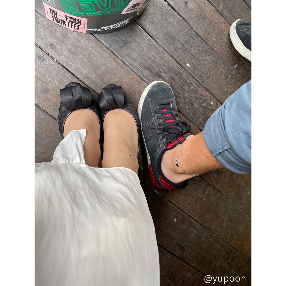 ペア アンクレット K10 & サージカルステンレス 華奢ペア シンプルアンクレット イニシャル彫り ペアジュエリー 【ポイントアップキャンペーン対象外商品】 osp008