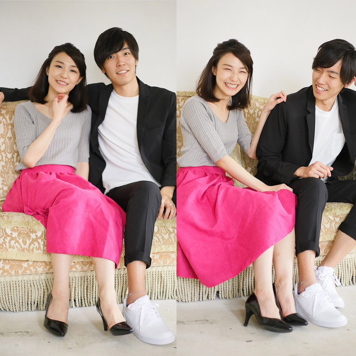 YASU様♡専用！☆イニシャルボーダー親子アンクレット☆ 選べるカラー】 ユニセックス アンクレット チャーム イニシャル