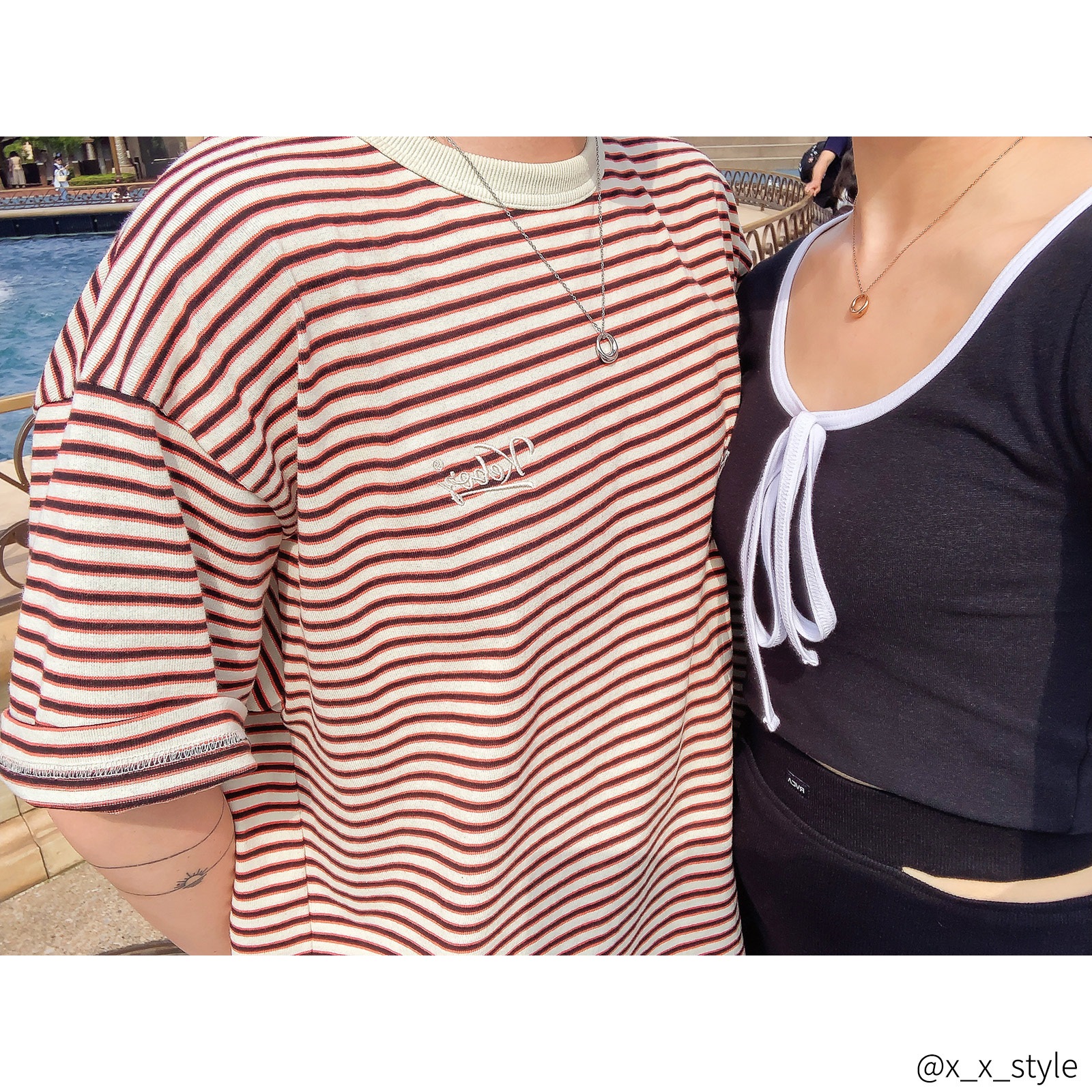 ふっくらフープのペアネックレス サージカルステンレス 316L アレルギーフリー opp00099 つけっぱなしok アレルギー対応