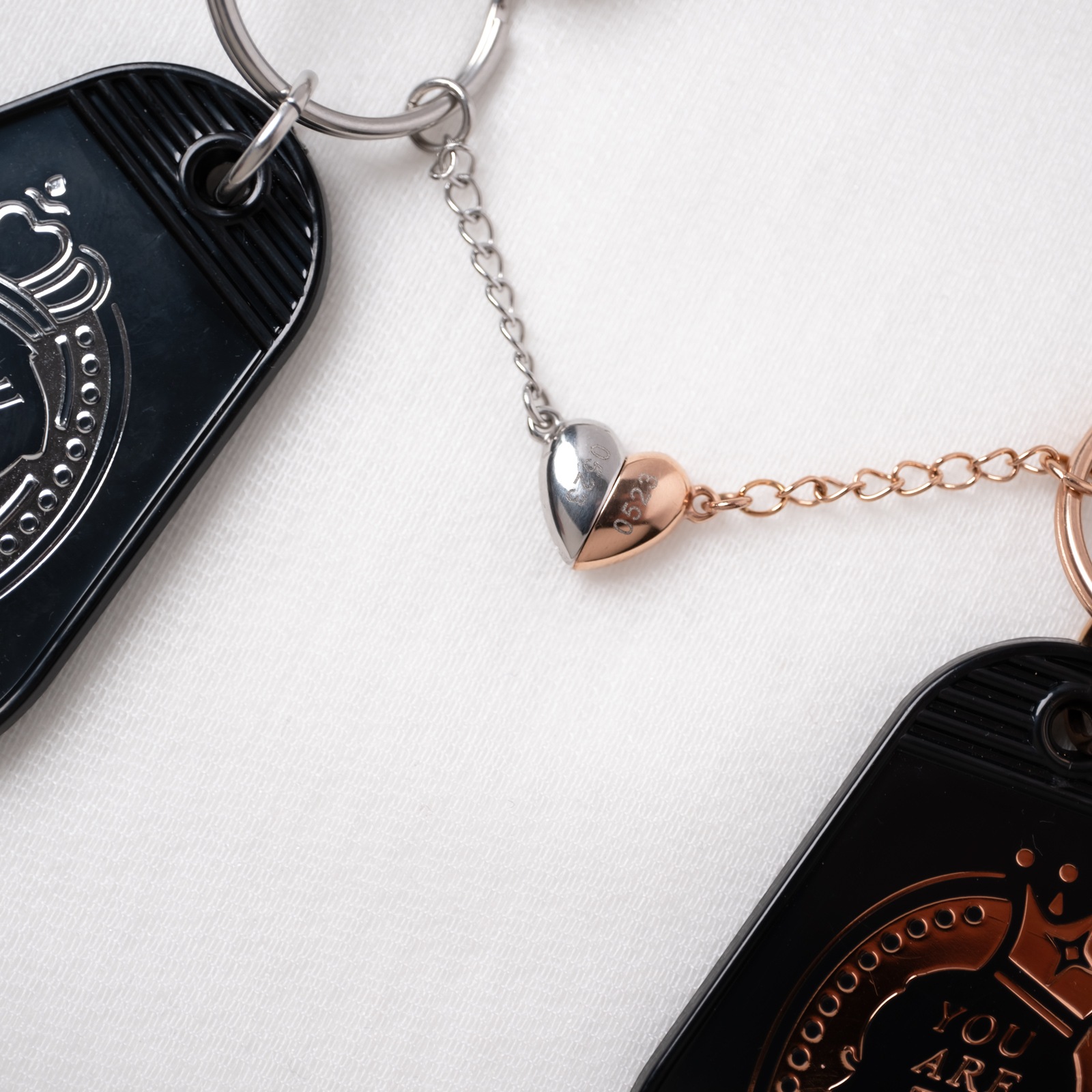 【ペアキーホルダー】 キング&クイーンのモーテルキーホルダー kla048