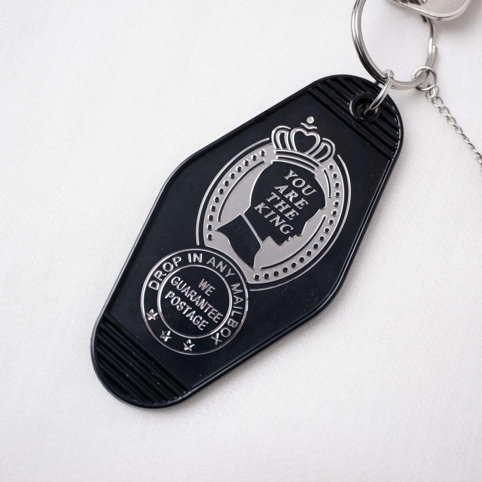 【ペアキーホルダー】 キング&クイーンのモーテルキーホルダー kla048