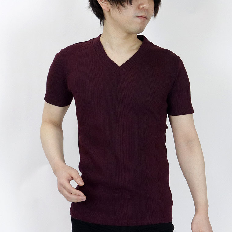 テレコ切替半袖Tシャツ