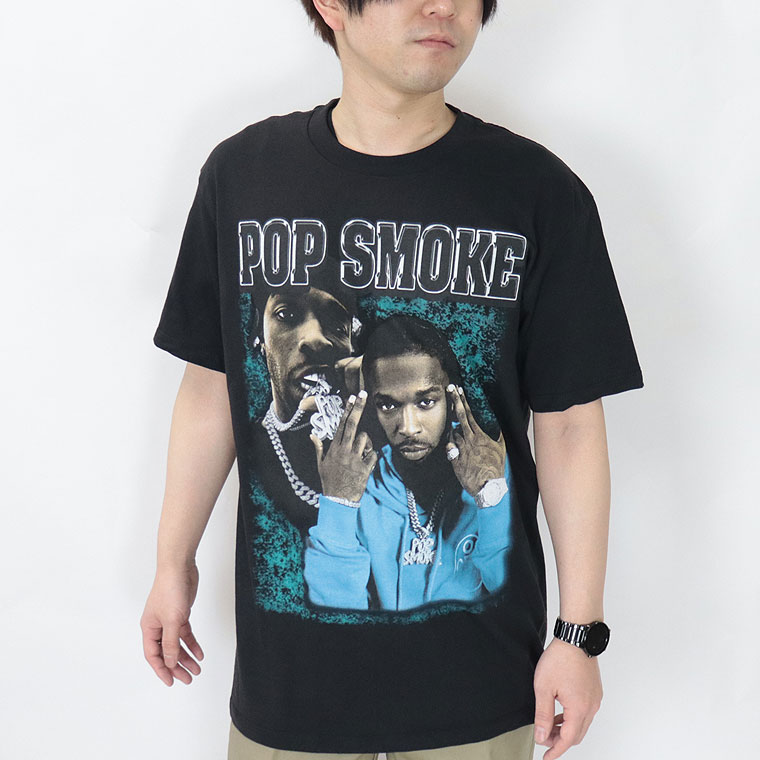 【RAP TEE】POP SMOKE PHOTO S/S TEE