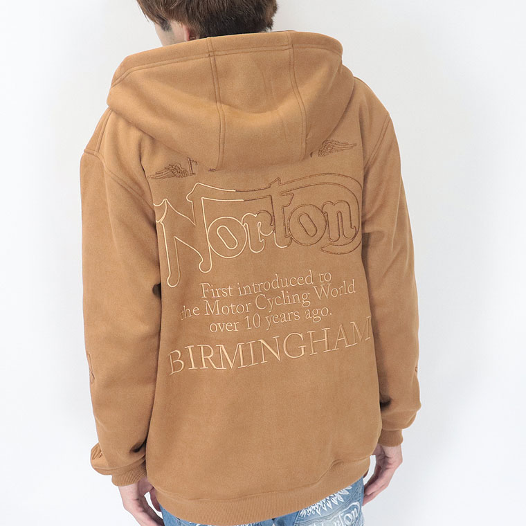 【NORTON】裏ボアポリスウェードZIPパーカー