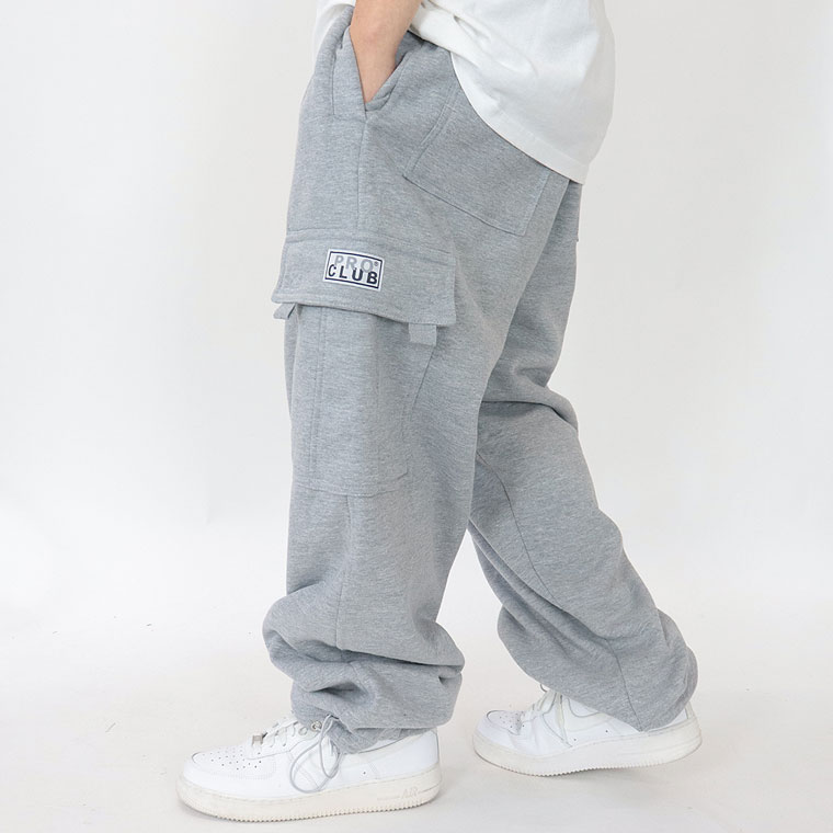 【PRO CLUB】Heavyweight Fleece Cargo Pants