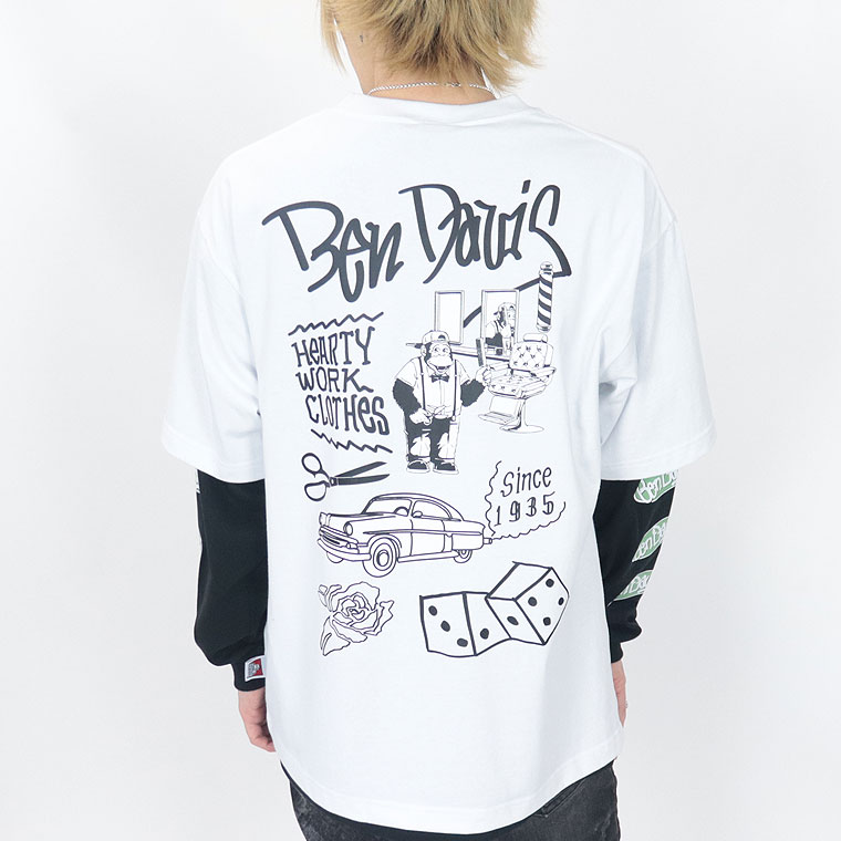 ラスワンセール30％OFF【BEN DAVIS(ベンデイビス)】半袖+長袖 