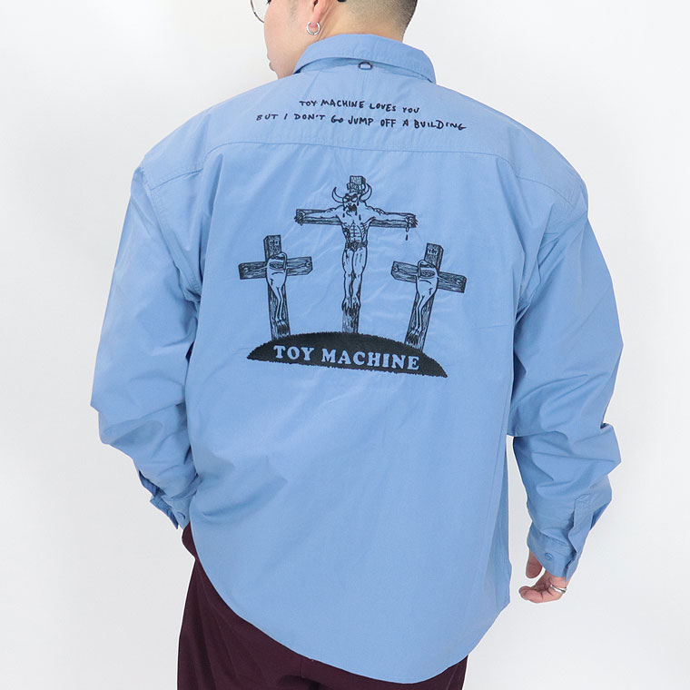 【TOY MACHINE】DOESN'T LOVE YOU WORK SHIRTS
