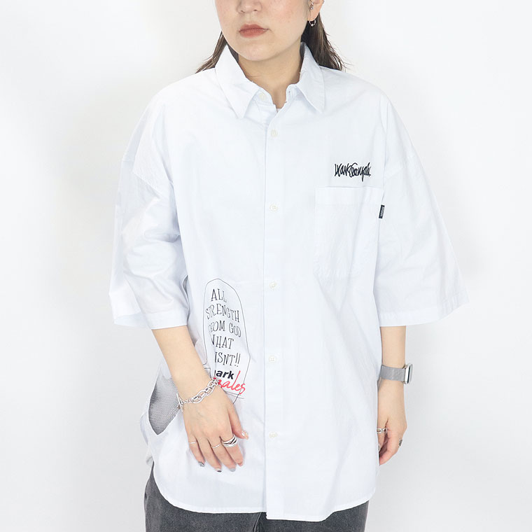 【(What it isNt) ART BY MARK GONZALES】3Dエンジェル半袖シャツ