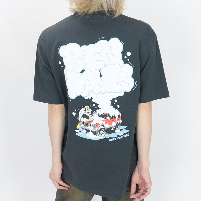 夏物セール２０%OFF【BEN DAVIS(ベンデイビス)】洗車 発泡/半袖Ｔシャツ (ペアルック・アメカジ系)