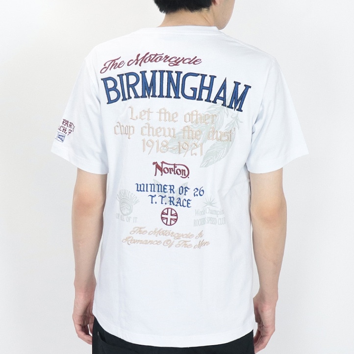 【NORTON】ネイティブカラ―刺繍Tシャツ