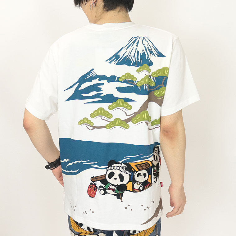 【PANDIESTA】熊猫五十三次半袖Tシャツ