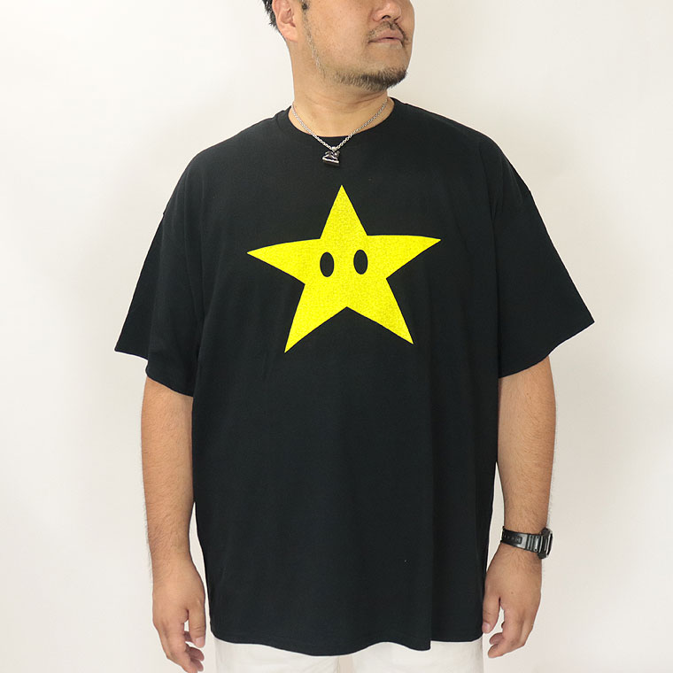 【大きいサイズ】おもしろTシャツ (☆ 無敵)