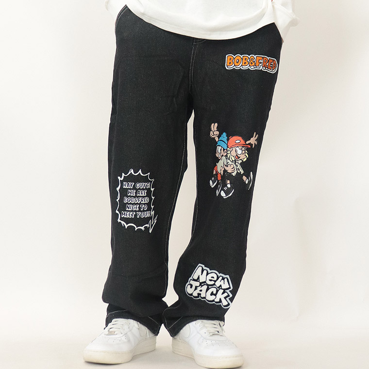 NEW JACK】サガラワッペンプリントデニムパンツ | 店舗から探す | lax