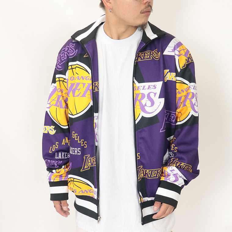【Mitchell&Ness】NBA TRACK JACKET LAKERS