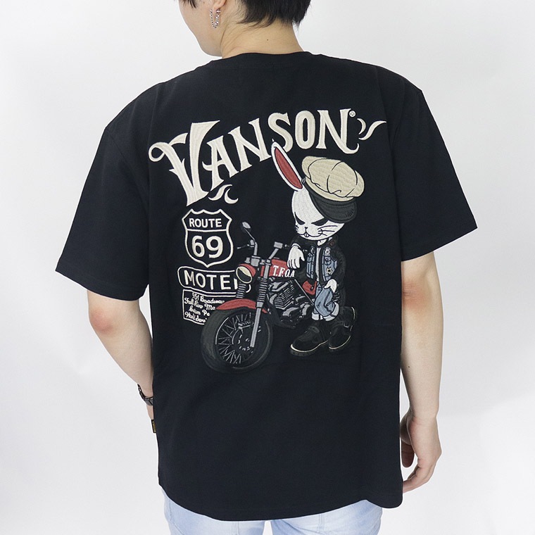 【武装戦線コラボ】天竺半袖Tシャツ デスラビバイク