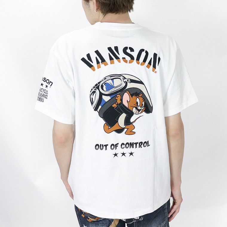 【TOM&JERRYコラボ】天竺半袖Tシャツ ヘルメットジェリー